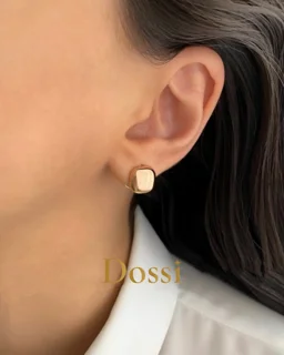 گوشواره ژوپینگ طرح حلقه ای مکعب
