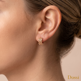 گوشواره ژوپینگ طرح حلقه ای رولکس