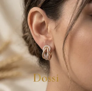 گوشواره ژوپینگ طرح حلقه ای فرد