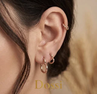 گوشواره ژوپینگ طرح حلقه ای قلب
