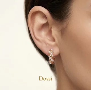 گوشواره ژوپینگ طرح حلقه ای مروارید پیچ
