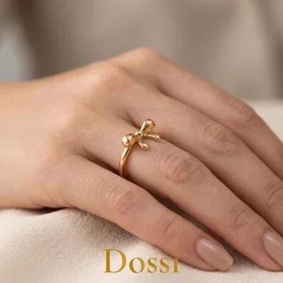 انگشتر ژوپینگ طرح پاپیون