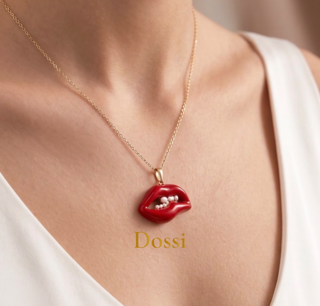 آویز ژوپینگ طرح لب